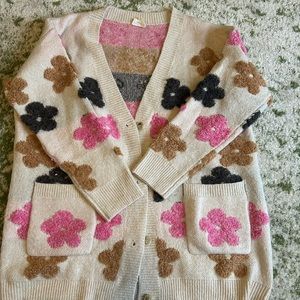 Floral cardigan